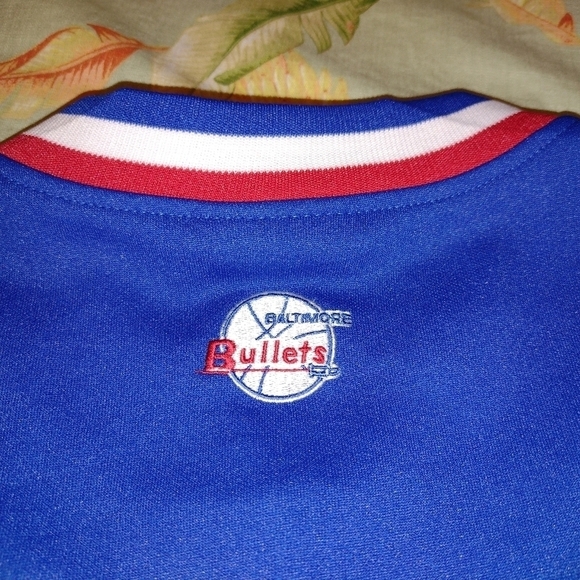 Baltimore Bullets Washington DC Button Down Jersey Jacket Men's XXL 2XL - Picture 4 of 7